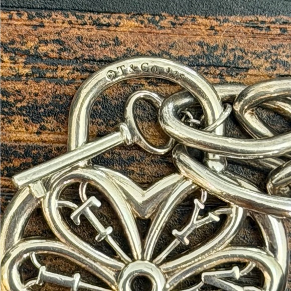 Retired Tiffany & Co. Filigree Heart Necklace - Picture 5 of 7